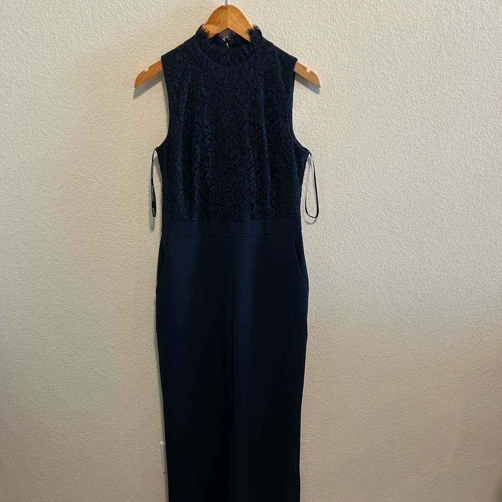 Vince Camuto Black Lace Pant Dress- Gorgeous! - Picture 4 of 5